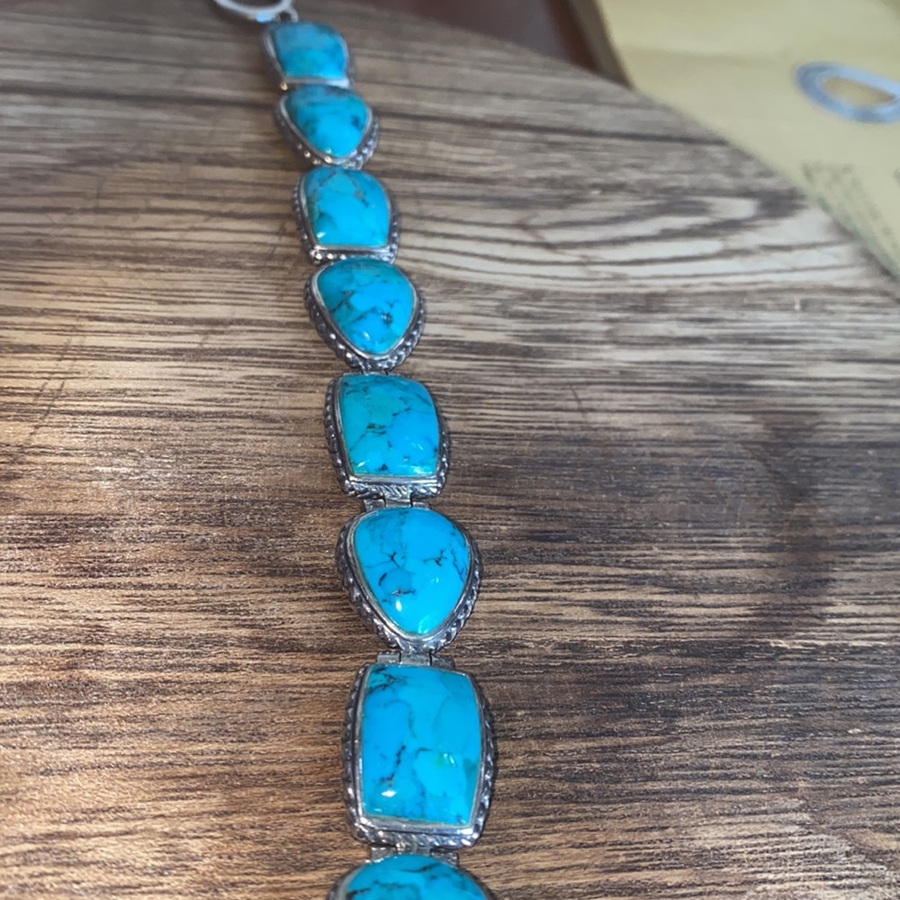 BARSE——Beautiful large Turquoise bracelet.  7-1/2” - Picture 9 of 12